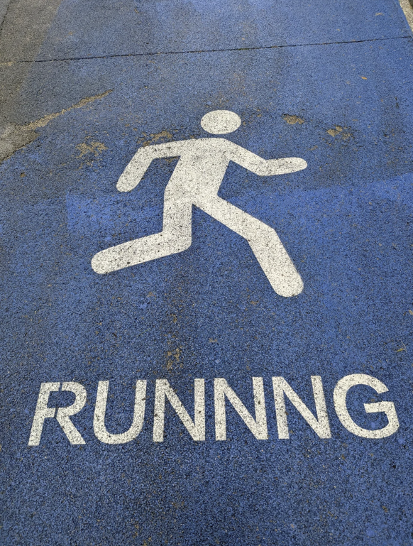 Fail: Rennen Schild