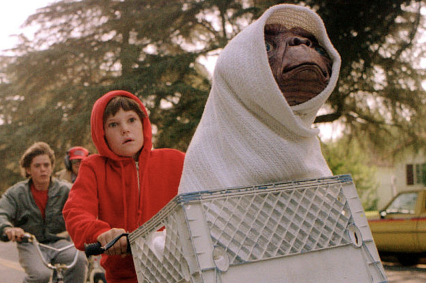 E.T. Spielberg film Hollywood marionnette enchères