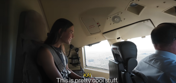 «C'est plutôt cool!» se réjouit la jeune femme.