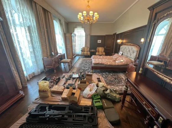 La chambre du parrain des Wagner.