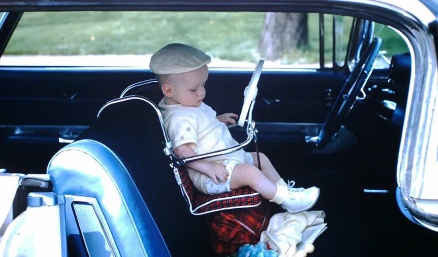 Vintage kindersitze auto retro history https://rarehistoricalphotos.com/