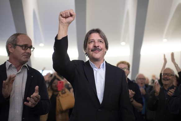 Paul Rechsteiner et sa mythique moustache.