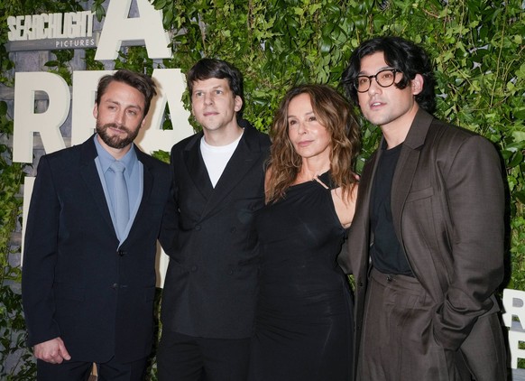 A REAL PAIN New York Special Screening Kieran Culkin, Jennifer Grey, Jesse Eisenberg, Will Sharpe during the A REAL PAIN New York Special Screening, held at MOMA in New York City, New York, USA, Thurs ...