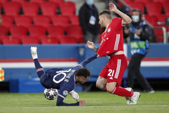 Le PSG de Neymar (à gauche) avait éliminé Lucas Hernandez et le Bayern l'année dernière en quarts.