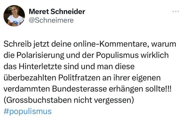 Un tweet qui date de 2022.