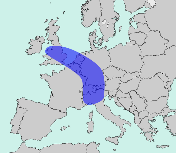 La fameuse banane bleue européenne.