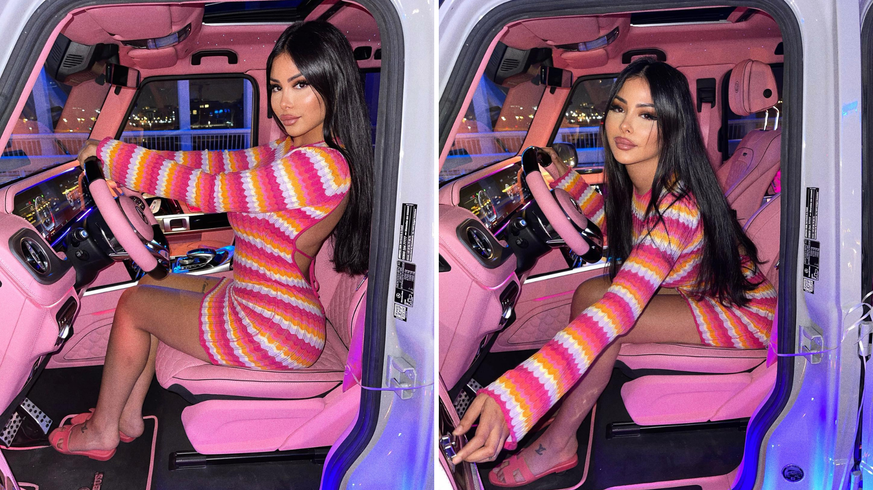 Attention, ça va partir dans les aigus! Maeva Ghennam a reçu une nouvelle voiture