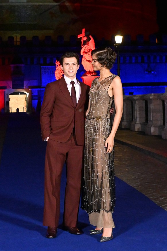 June 23, 2026, Rome, Rome, Italy: Tom Holland and Zendaya on the red carpet at the Spider-Man: Brand New Day premiere, Castel Sant Angelo, Rome, June 23, 2026 Rome Italy PUBLICATIONxINxGERxSUIxAUTxONL ...