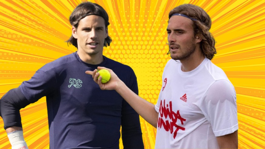 Yann Sommer vs Tsitsipas: même coiffure mais qui est le plus cool? watson