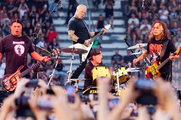 Metallica a enflammé Zurich ce mercredi 27 mai.