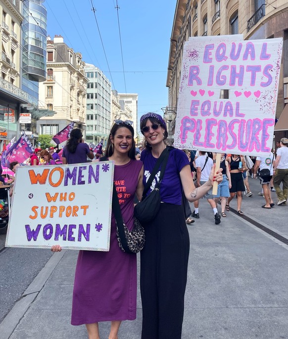 Grève féministe du 14 juin 2025 à Genève.