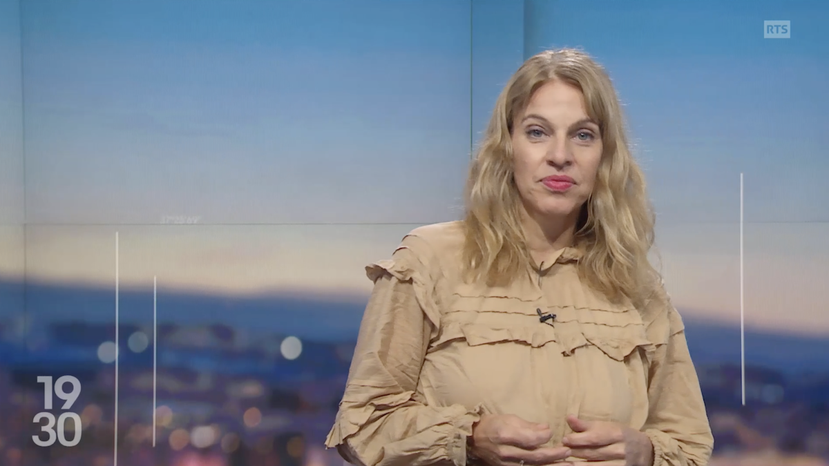 Une Suisse allemande a présenté le 19.30 de la RTS