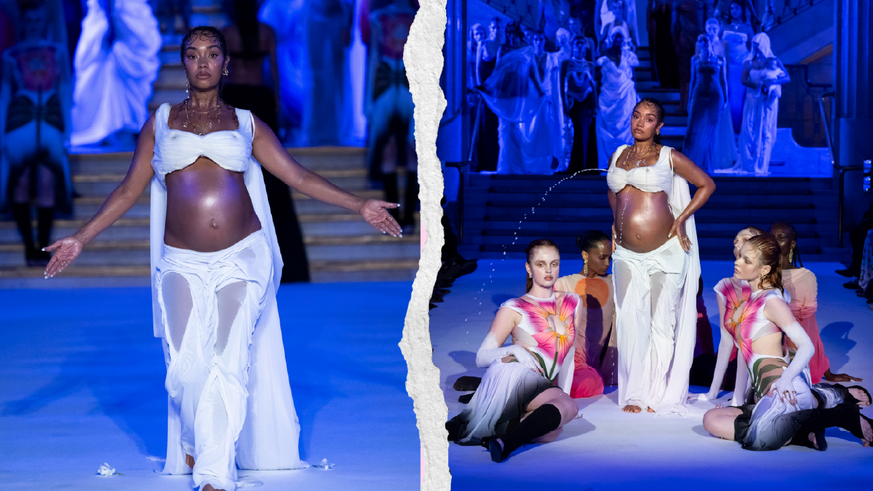 Il y avait des jets de lait à la Fashion Week