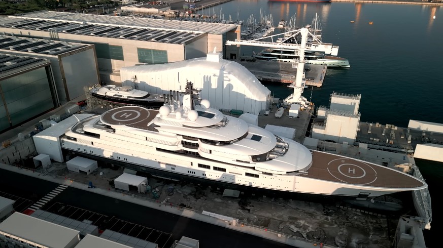 Le «superyacht de Poutine» remis à l&#039;eau malgré les sanctions