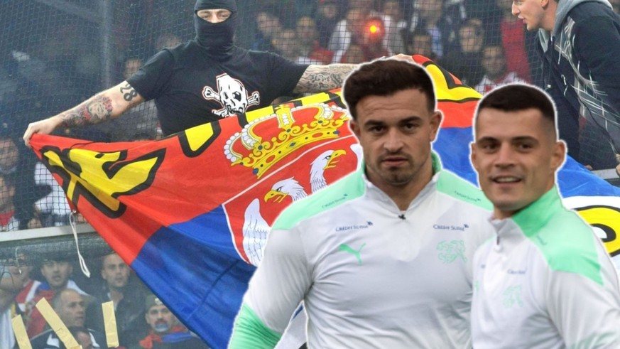 Les deux joueurs de la Nati Xherdan Shaqiri et Granit Xhaka avaient été les cibles de fans serbes lors d&#039;un match de Coupe du monde en 2018.