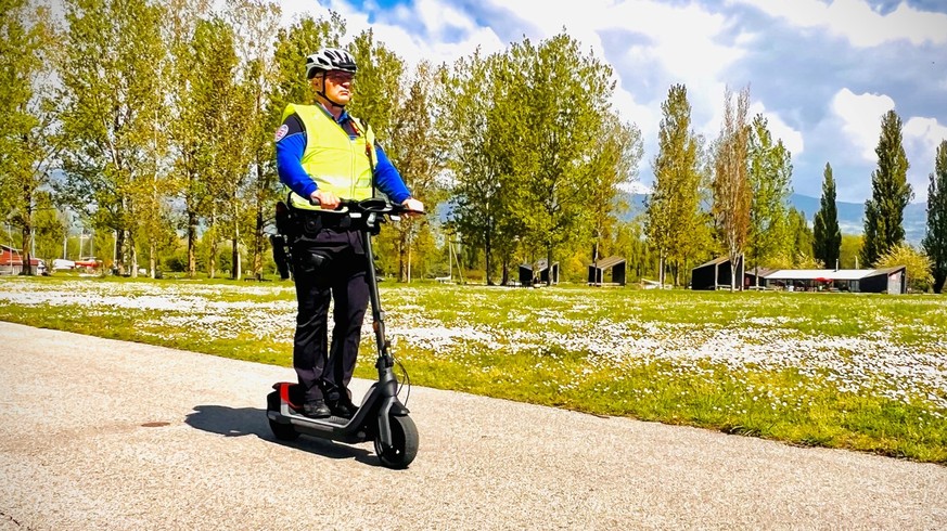 Yverdon: la police va intervenir en trottinette électrique