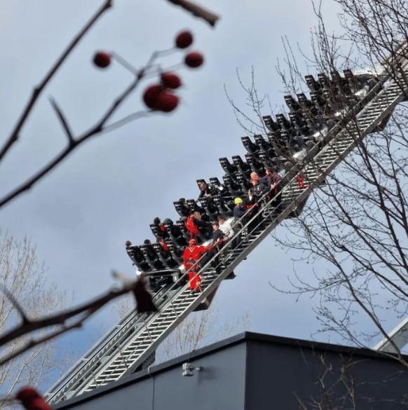 Le Silver Star à Europa Park est à nouveau tombé en panne.