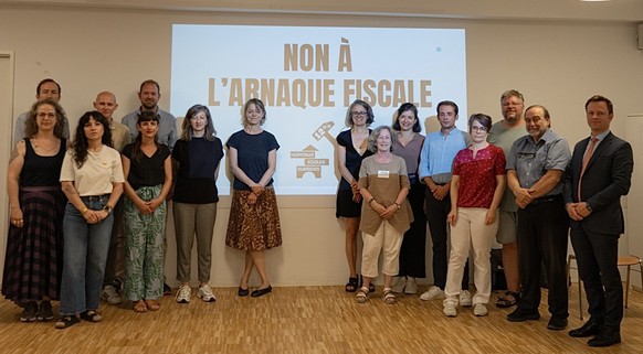 Le comité du «Non» composé de la gauche, des syndicats et d'associations de défense des services publics, s'est réuni ce mercredi à Lausanne.