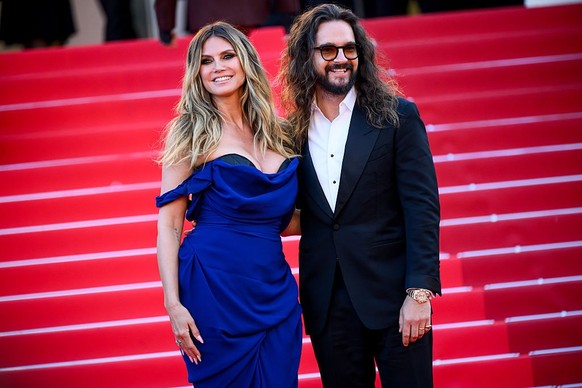CANNES, FRANCE - MAY 20: Heidi Klum and Tom Kaulitz attend the "La Bataille De Gaulle: L'Âge De Fer" (De Gaulle: Tilting Iron) screening during the 79th annual Cannes Film Festival at P ...