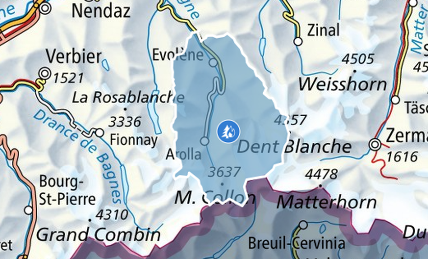 Un incendie est survenu dans le Vallon de Ferpècle (VS).