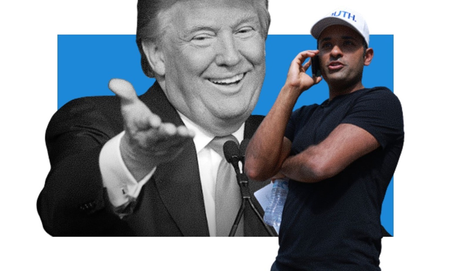 Vivek Ramaswamy, soutien et adversaire de Donald Trump