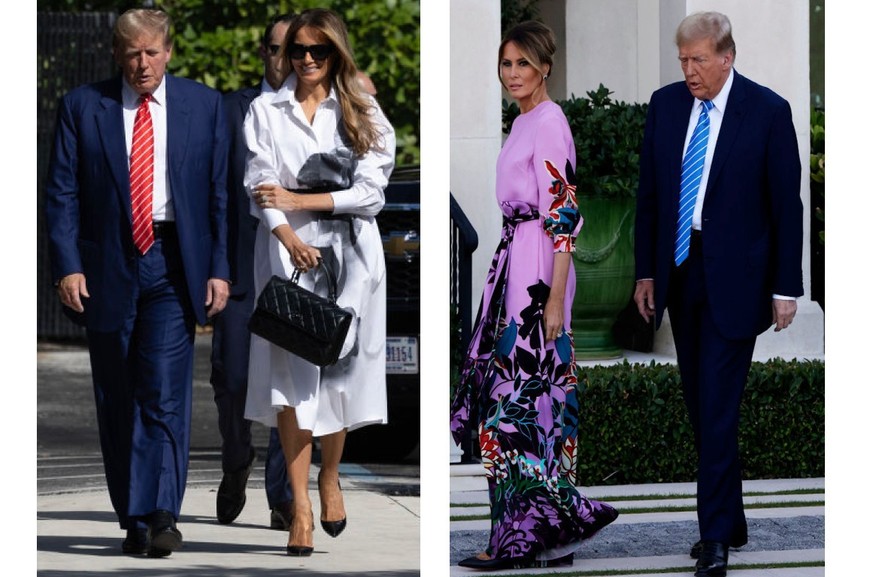 Les débuts de campagne de Melania ont été marqués par des tenues beaucoup moins strictes que le blazer qu'elle arborait samedi.