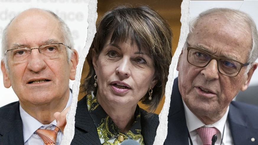 Couchepin, Leuthard et Ogi sont contre la 13e rente AVS, mais gagnent près de 20 000 francs par mois.