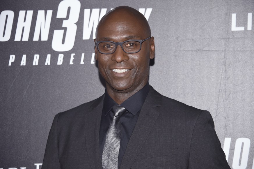 FILE - Actor Lance Reddick appears at the world premiere of &quot;John Wick: Chapter 3 - Parabellum&quot; in New York on May 9, 2019. Reddick, a character actor who specialized in intense, icy and pos ...