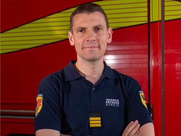 Nicolas Schumacher, commandant du Service d'incendie et de secours de Genève (SIS)
