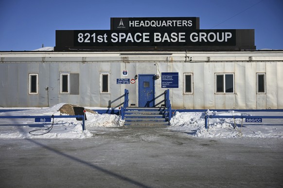 Pituffik Space Base is pictured as Vice President JD Vance visits, Friday, March 28, 2025, in Greenland. (Jim Watson/Pool via AP)
Vance