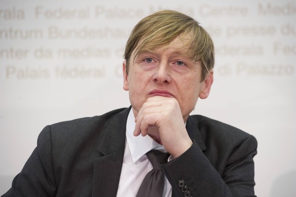 Inland - MK Preisueberwacher Bern, 28.02.2014, Jahresmedienkonferenz Preisueberwacher, Stefan Meierhans (Preisueberwacher). ( *** Domestic MK price watchdog Bern 28 02 2014 annual media conference pri ...