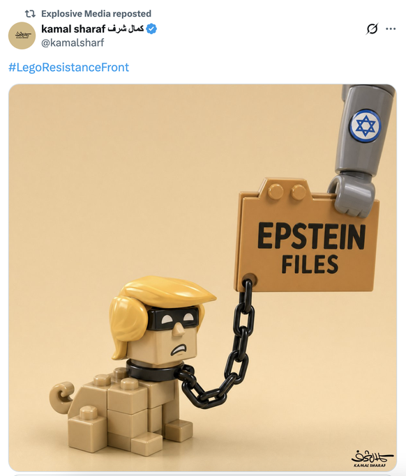 « Petit homme orange » : Comment les Iraniens se moquent de Trump avec des figurines Lego