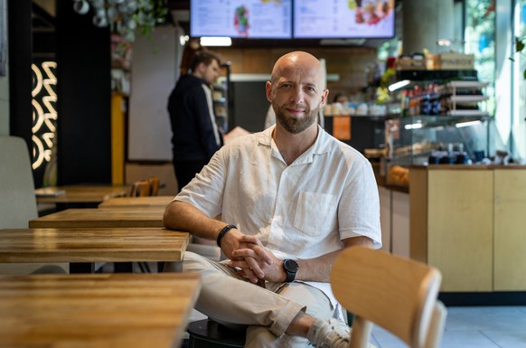Oleh Yarovyi, propriétaire de la chaîne de cafés Dobro Dobro