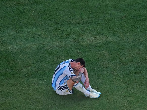 "La douleur est très vive", a écrit Lionel Messi sur son compte Instagram