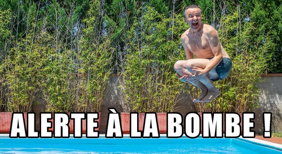 Bombe, Piscine, Alerte