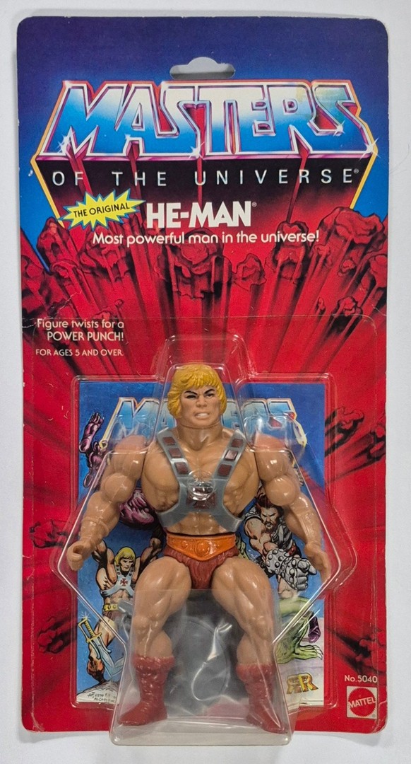 Musclor (ou He-Man en VO), le jouet qui a inspiré beaucoup d'hommes à commencer la musc et à porter des slips en fourrure ainsi que des armatures en fer.