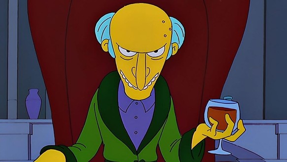 Mr. Burns, dans les Simpsons.