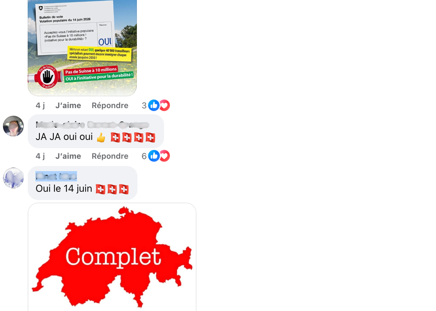 Campagne Pas de Suisse à dix millions