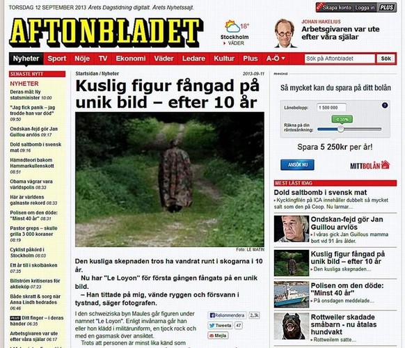 Le journal suédois Aftonbladet parle du Loyon.