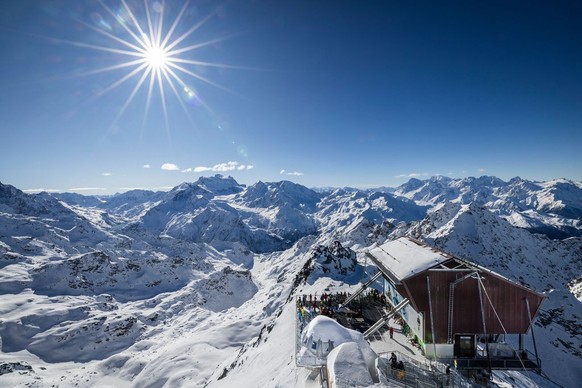 Panorama au Mont Fort.