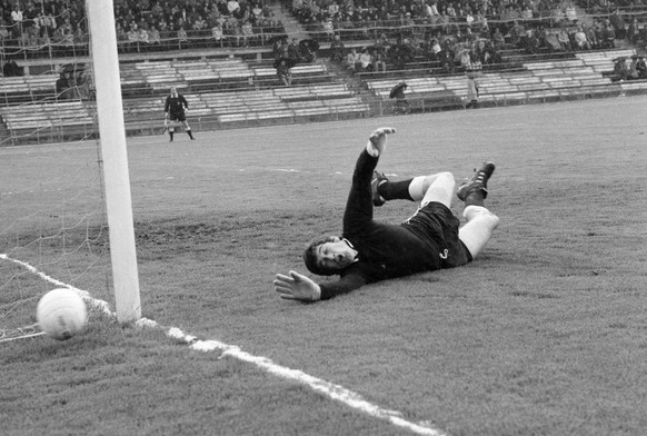 Erich Burgener, le 24 mai 1977 face à la Tchécoslovaquie.