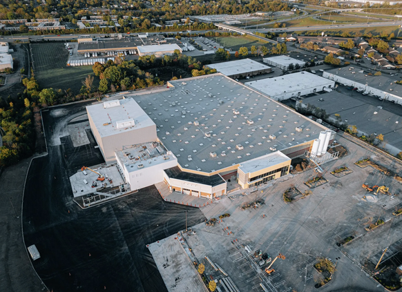 La nouvelle usine de bretzels de Ditsch, filiale de Valora, à Cincinnati, dans l&#039;Ohio.