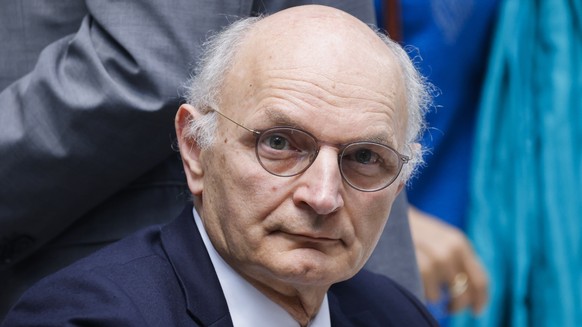 epa11280633 President of the High Authority for Transparency in Public Life, Didier Migaud attends a national homage to French-Guadeloupean novelist, critic and literature professor Maryse Conde, at t ...