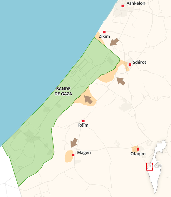 L'armée israélienne reprend le contrôle du territoire occupé.