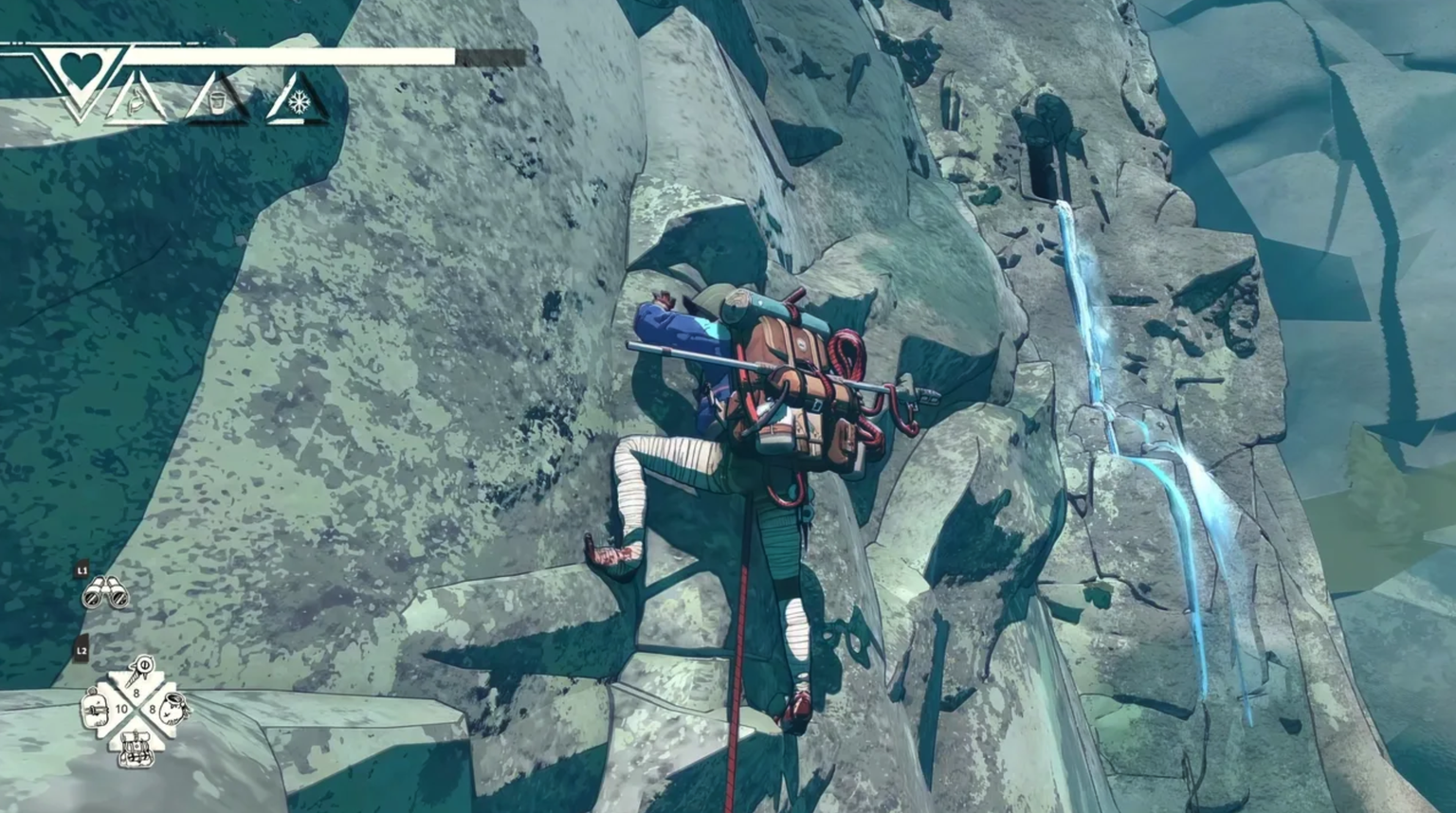 Capture d'écran du jeu vidéo «Cairn»