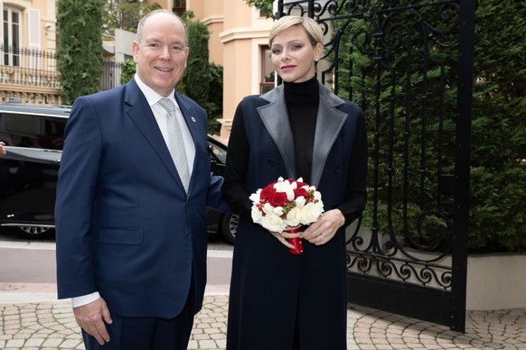 MONACO, MONACO - NOVEMBER 16: (EDITOR&#039;S NOTE : NO TABLOIDS WEB &amp; PRINT, NO DAILY MAIL, NO DAILY MAIL GROUP, NO VOICI, NO CLOSER) Prince Albert II of Monaco and Princess Charlene of Monaco att ...