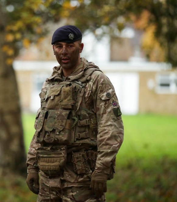 DEREHAM, ENGLAND - NOVEMBER 8: Catherine, Princess of Wales visits The Queen's Dragoon Guards Regiment for the first time as their Colonel in Chief on November 8, 2023 in Dereham, England. (Photo ...