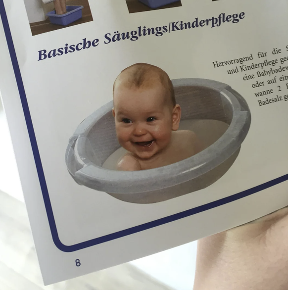 Die lustigsten Fails der Woche: Baby in Wanne aka Photoshop-Fail