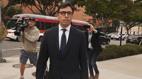 Dr. Salvador Plasencia leaves federal court on Wednesday, July 23, 2025 in Los Angeles, after pleading guilty to giving ketamine to Matthew Perry, leading up to the actor&#039;s 2023 overdose death. ( ...