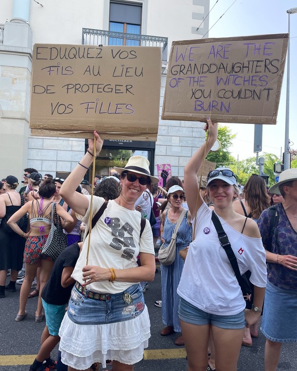 Grève féministe du 14 juin 2025 à Genève.